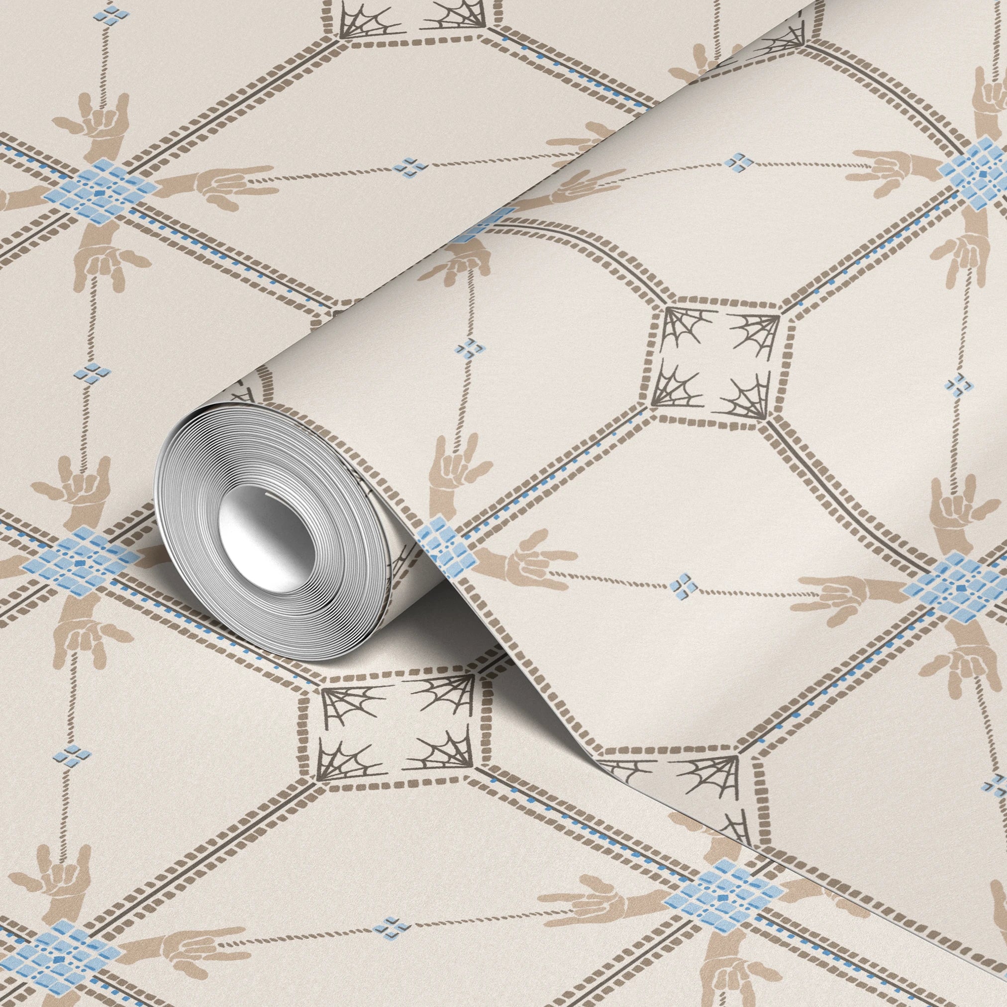  wallpaper roll closeup mockup 24in