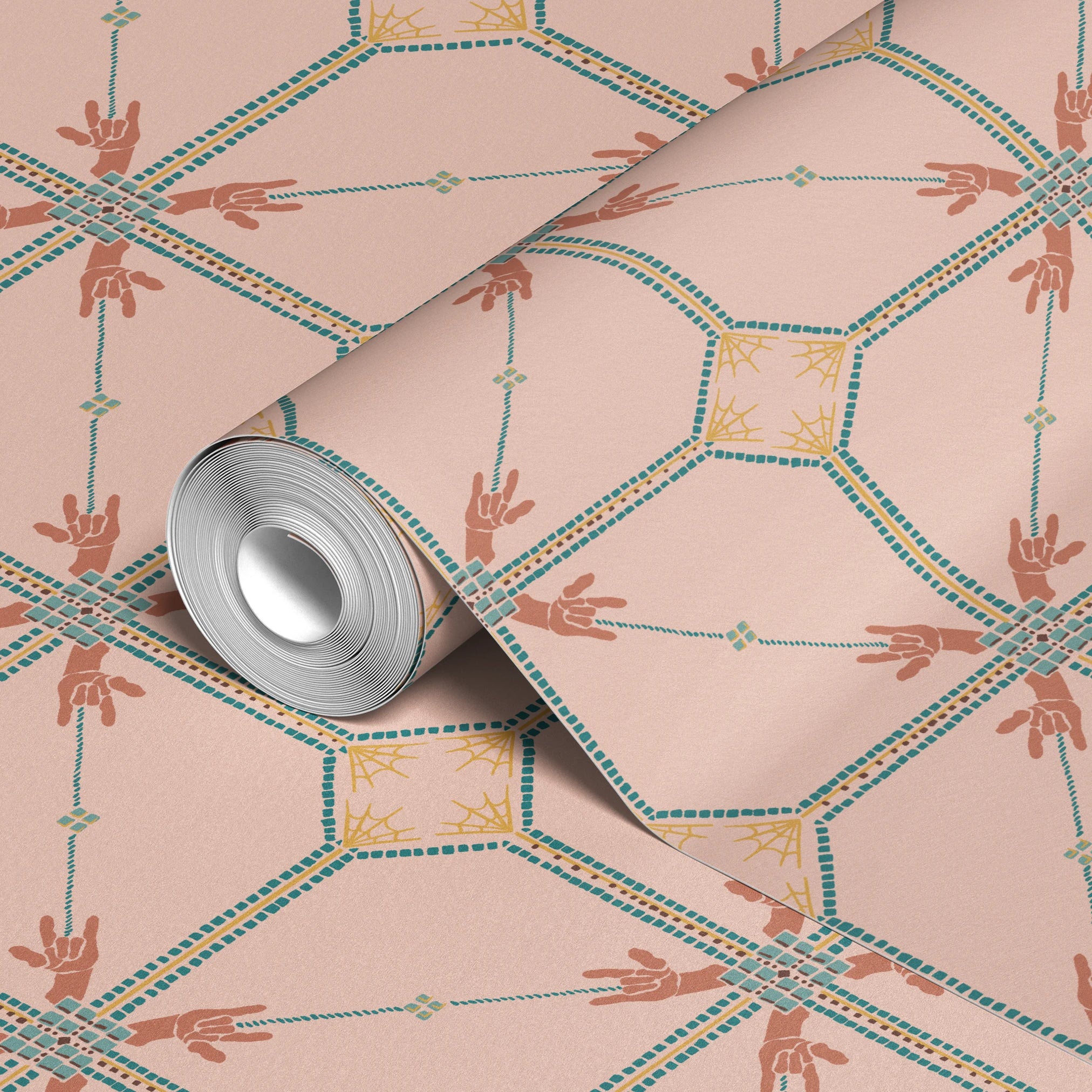  wallpaper roll closeup mockup 24in