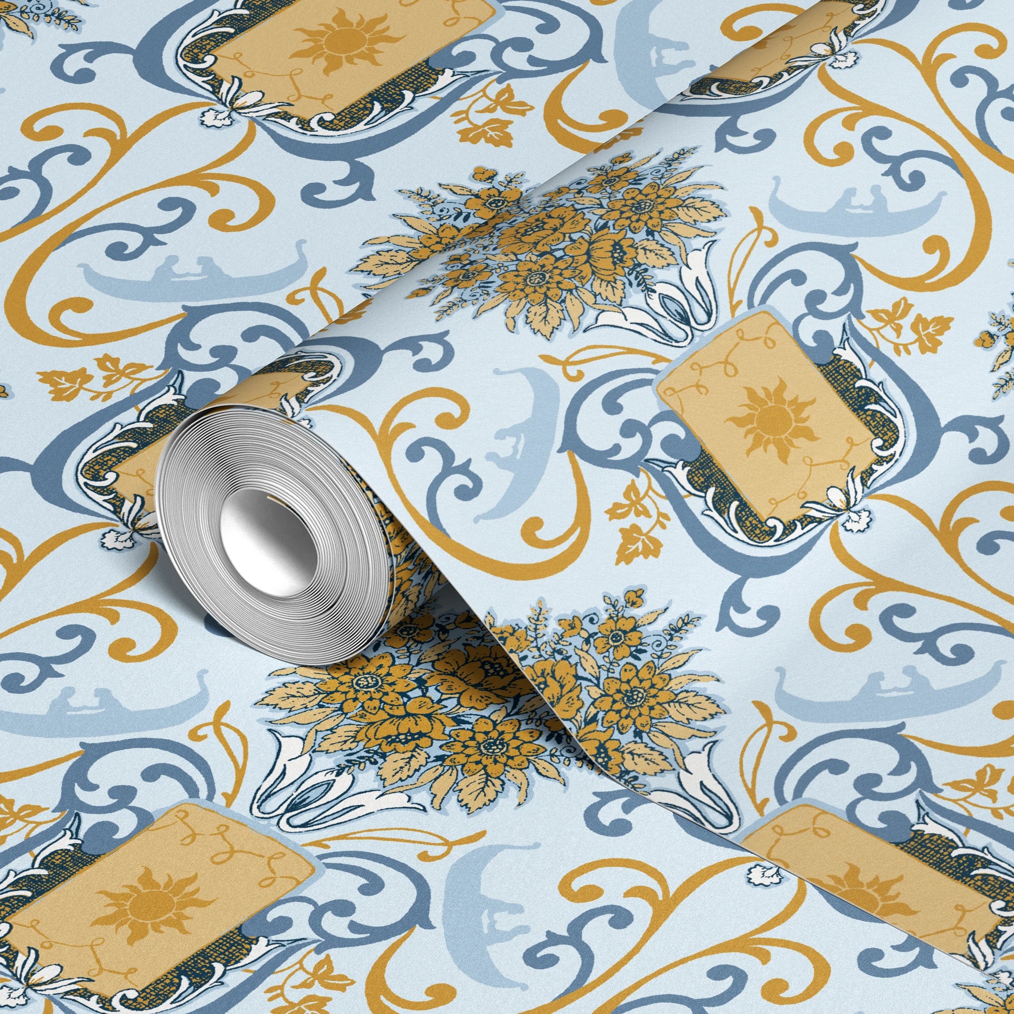  wallpaper roll closeup mockup 24in