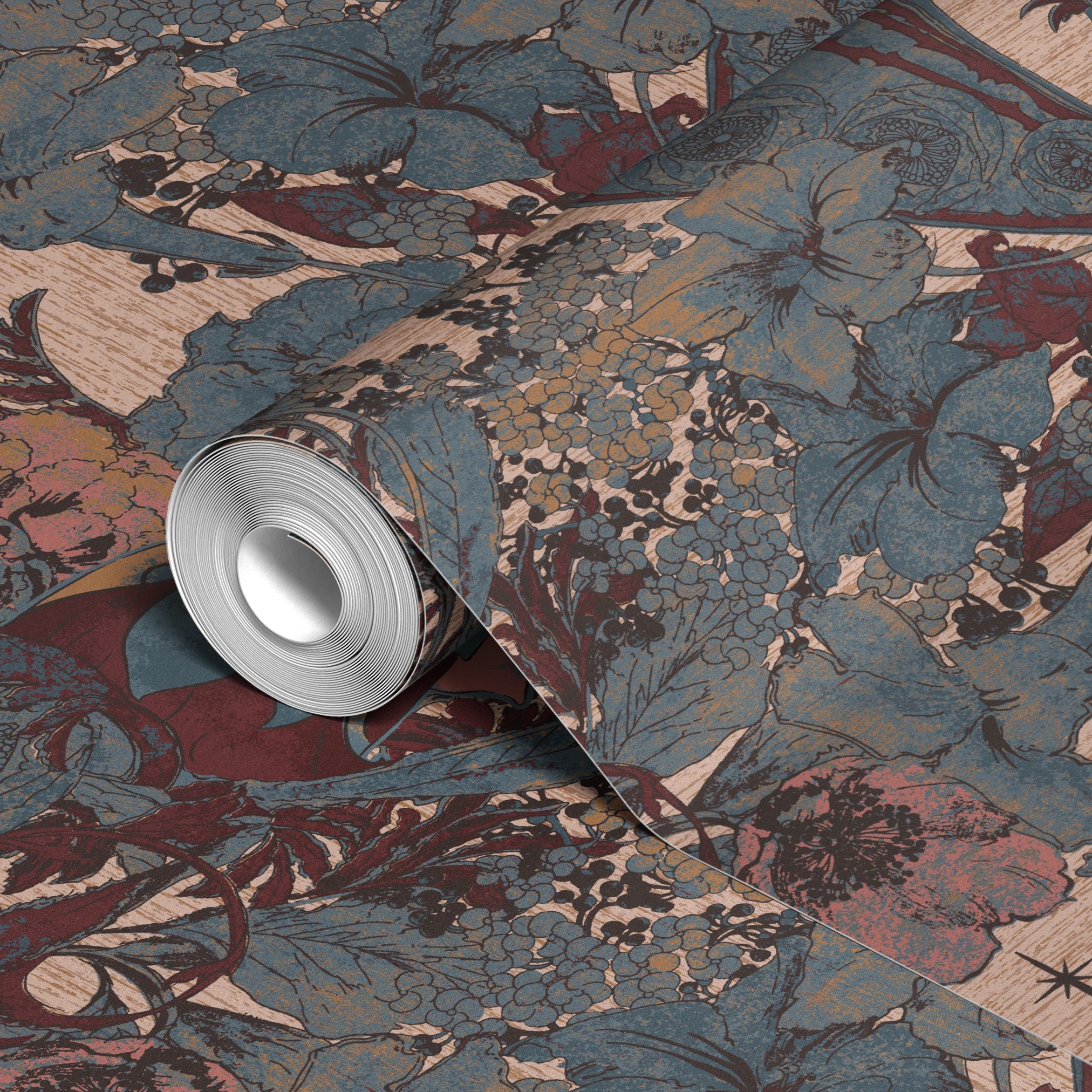  wallpaper roll closeup mockup 24in