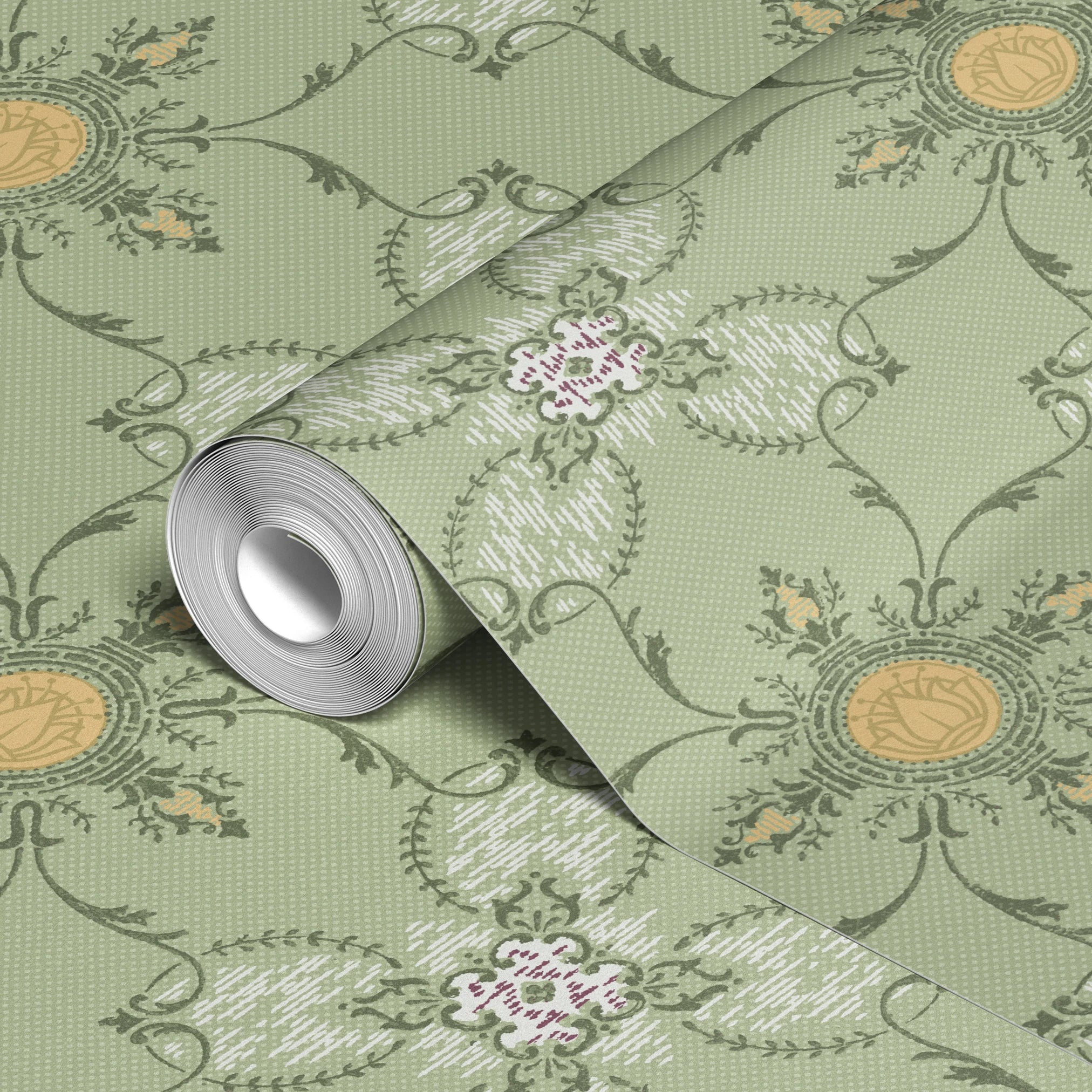  wallpaper roll closeup mockup 24in
