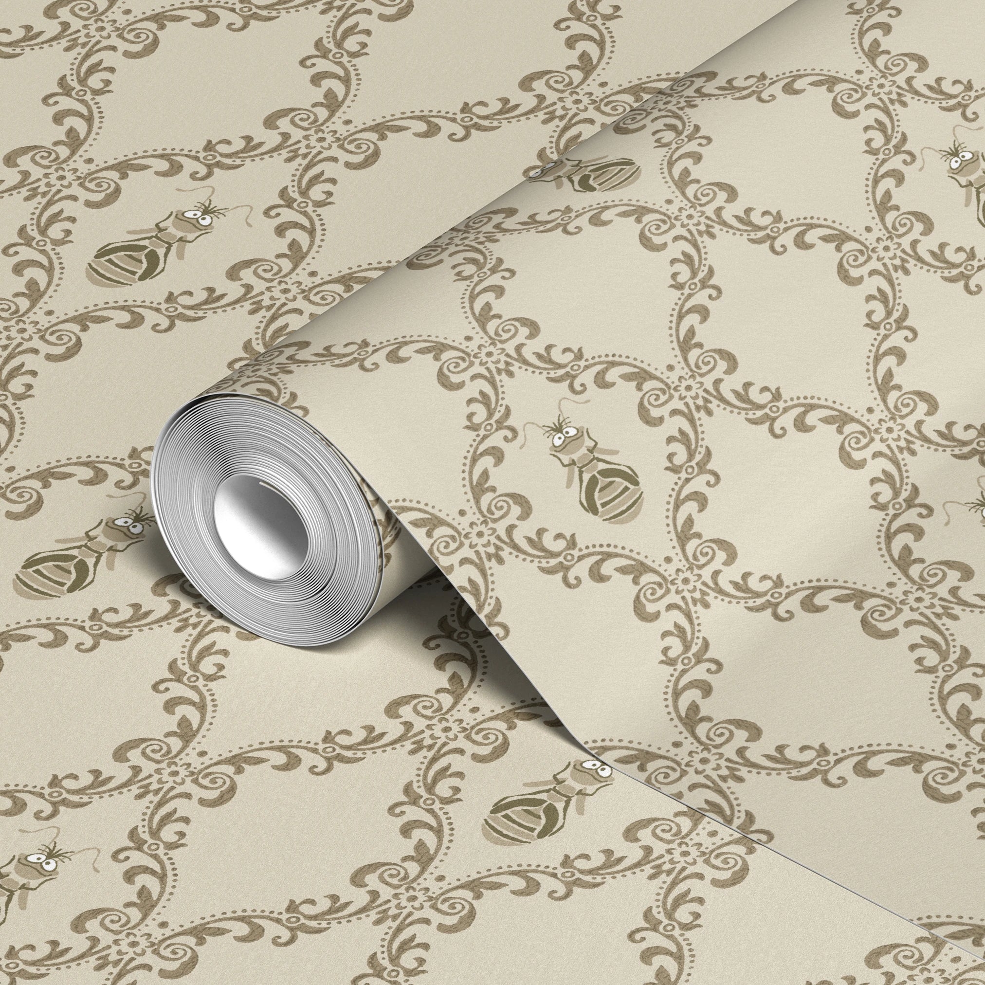  wallpaper roll closeup mockup 24in