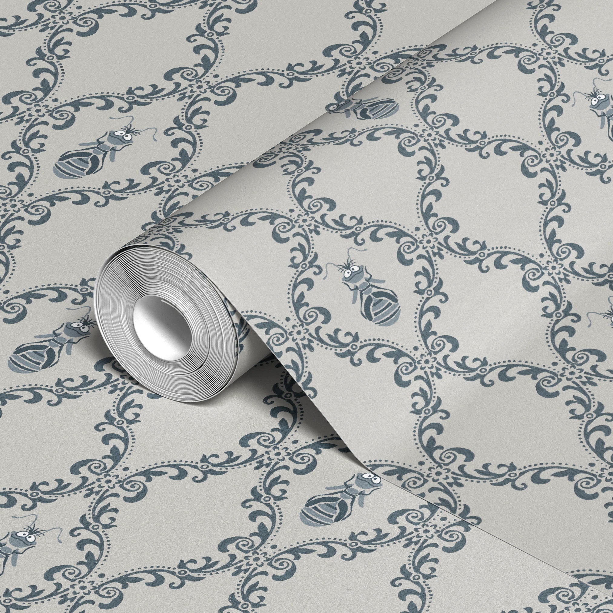  wallpaper roll closeup mockup 24in