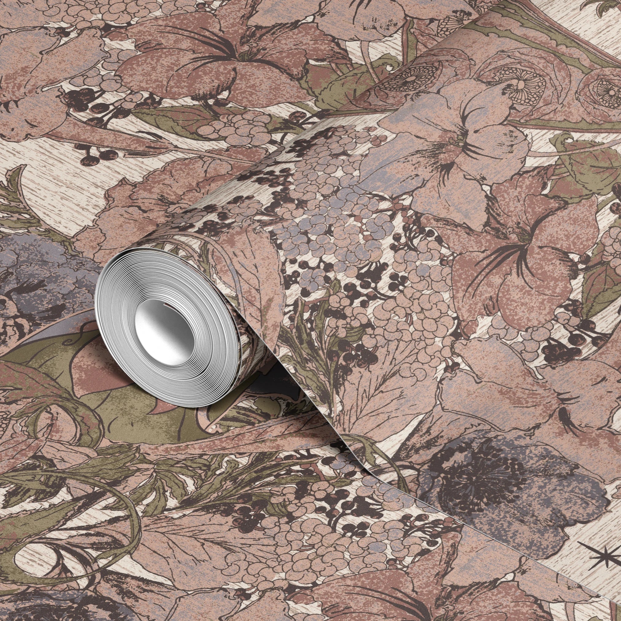  wallpaper roll closeup mockup 24in