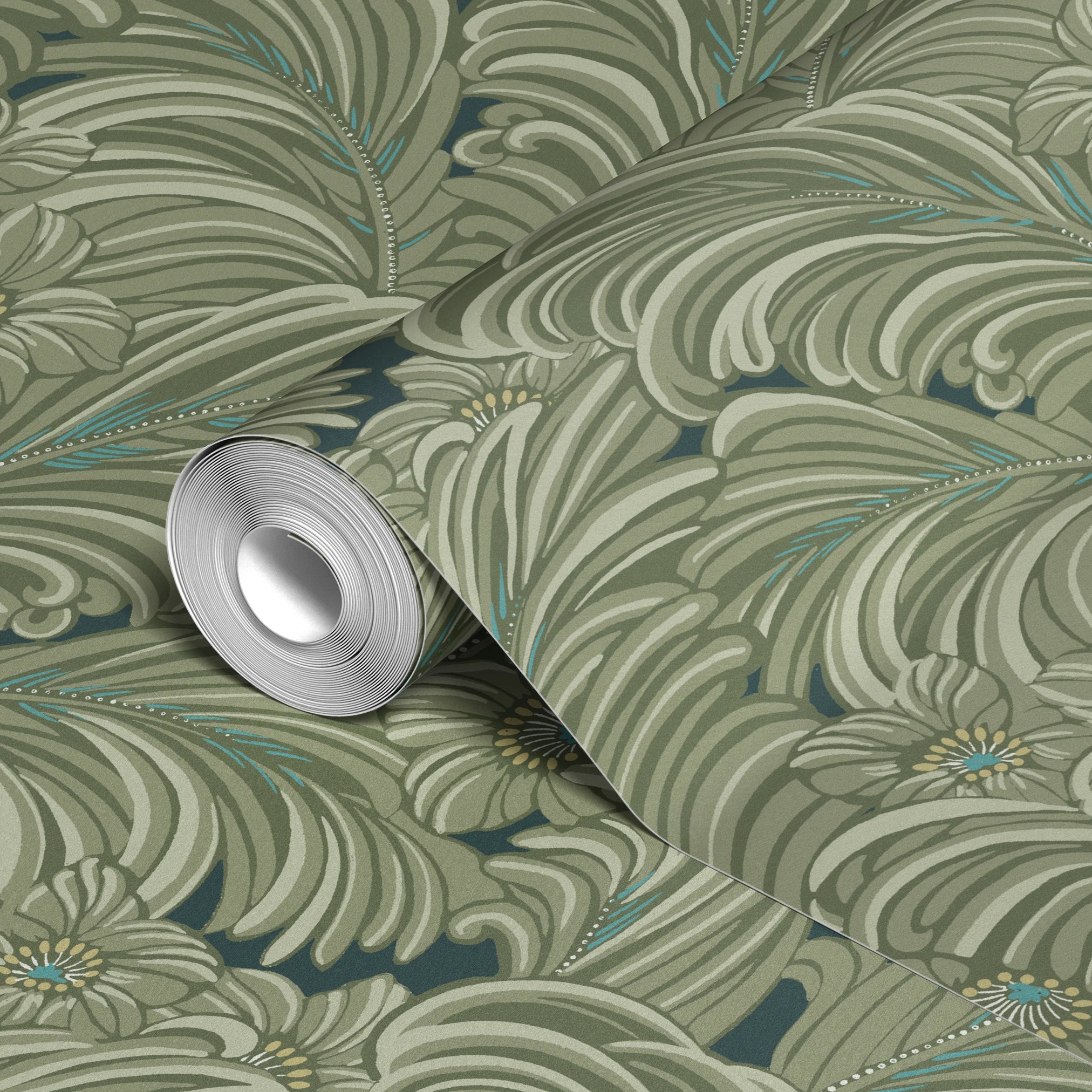  wallpaper roll closeup mockup 24in