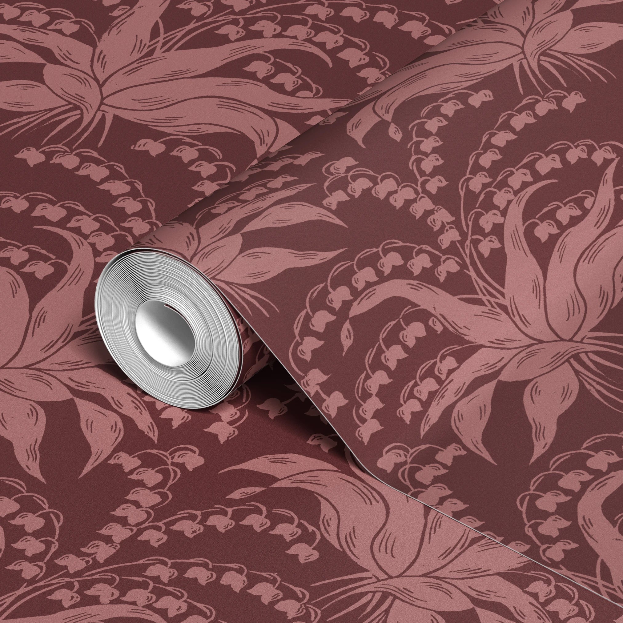 Maguet - Singed Red Wallpaper