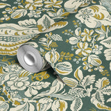 Domitila - Duck Green Wallpaper
