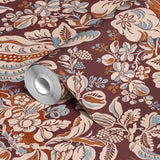 Domitila - Singed Red Wallpaper