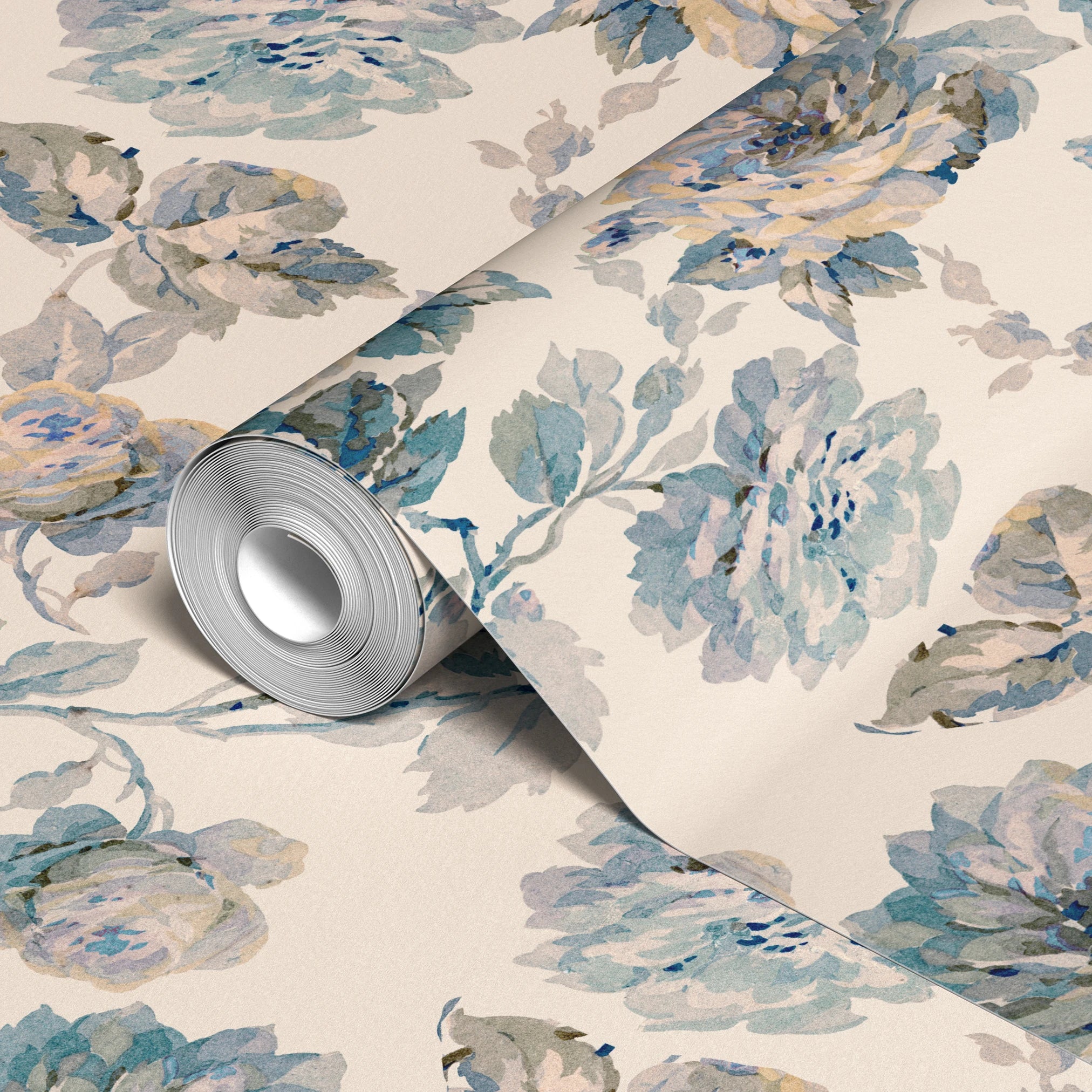 Silvan - Barrow Blue Wallpaper