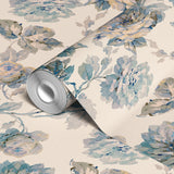 Silvan - Barrow Blue Wallpaper