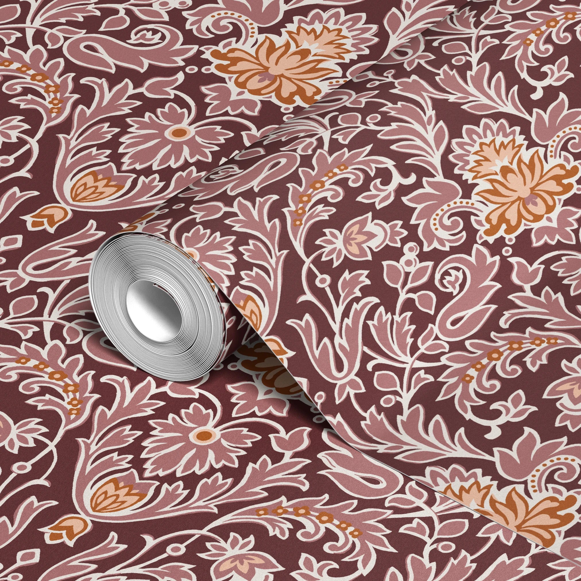Gaspard - Singed Red Wallpaper