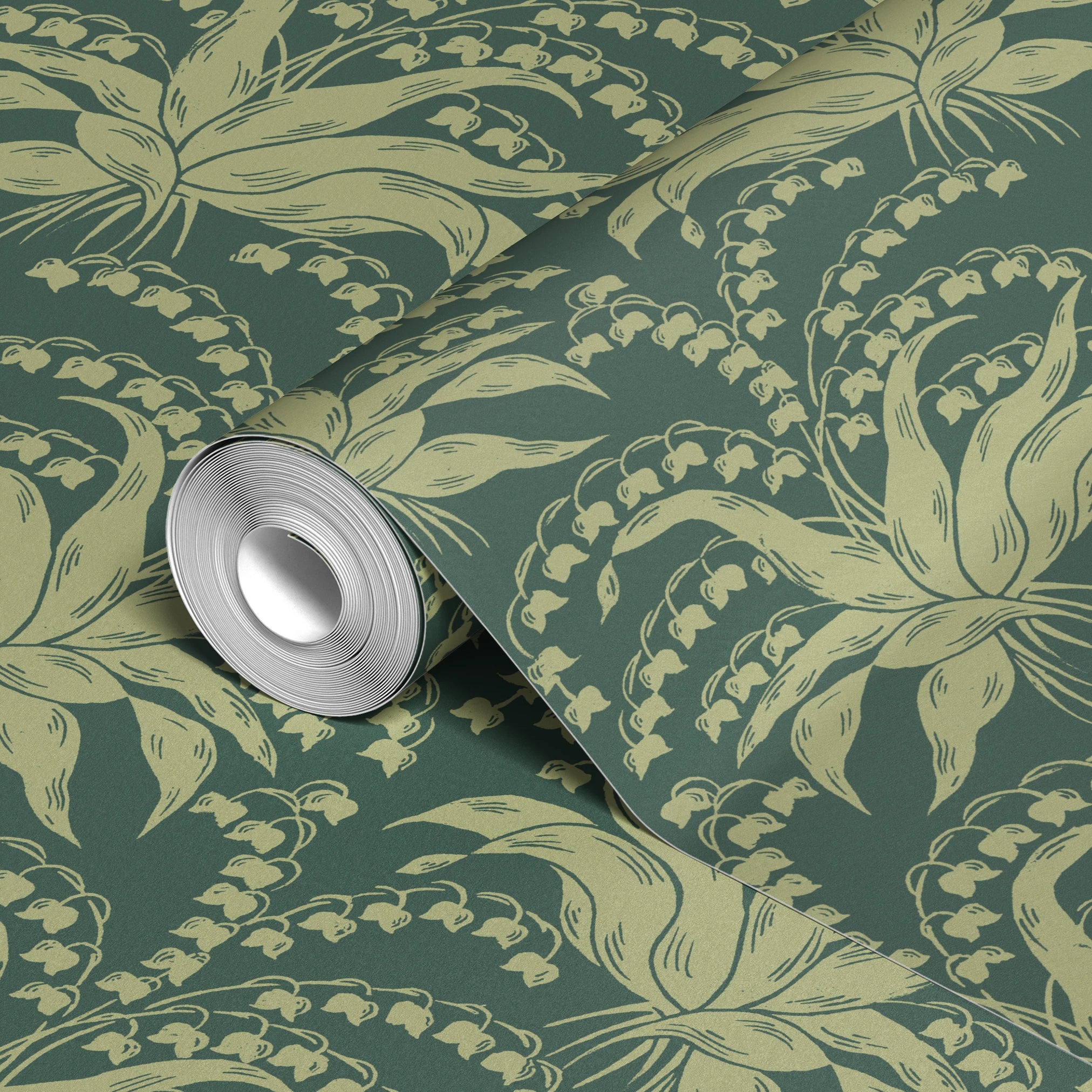 Maguet - Duck Green Wallpaper