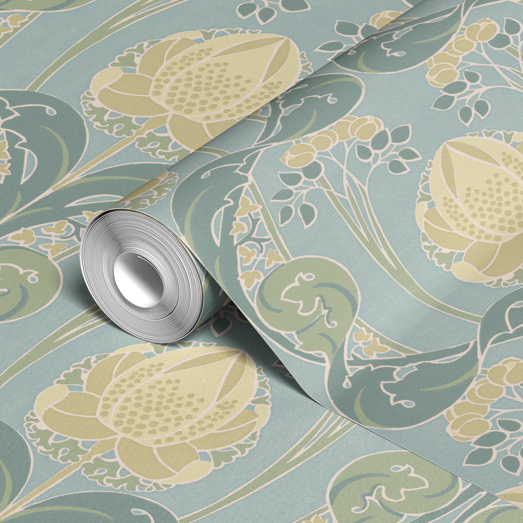 Inez - Borrowed Blue Wallpaper