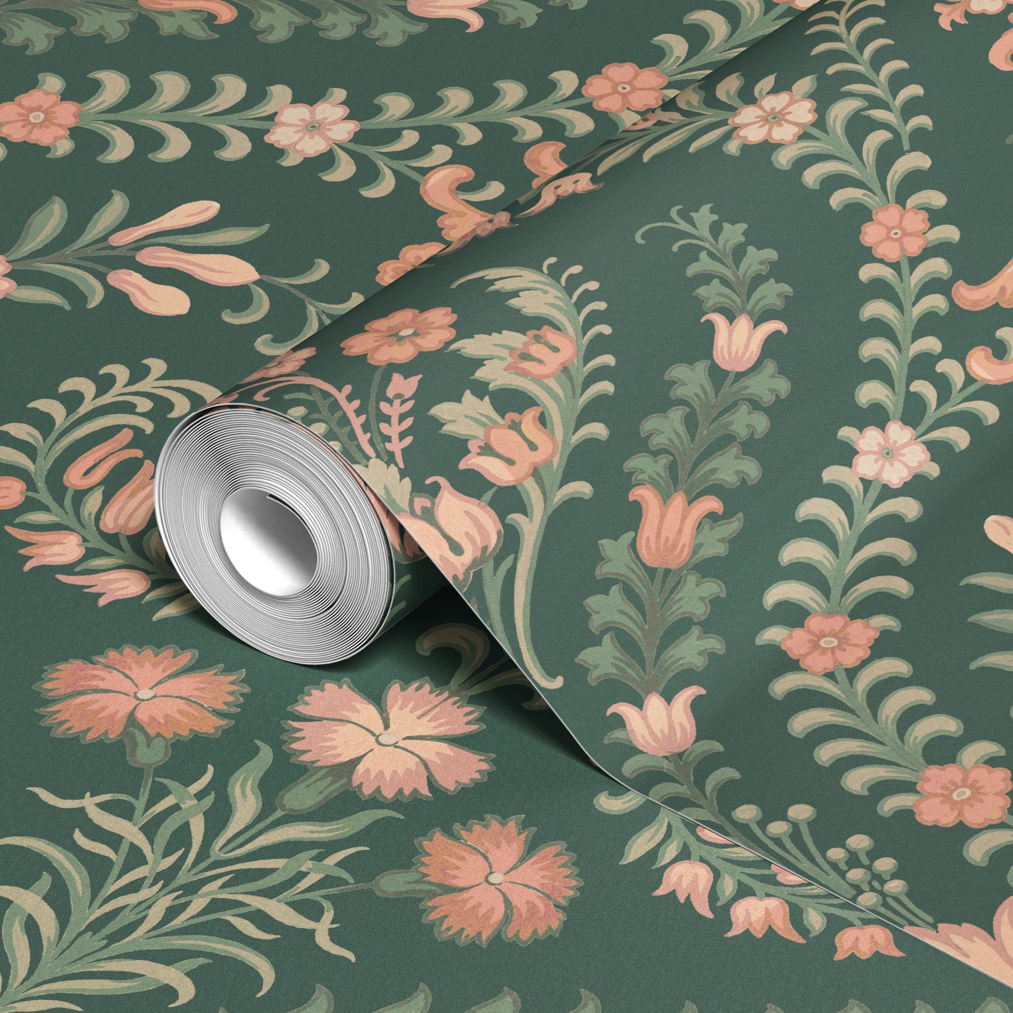 Genevieve - Duck Green Wallpaper