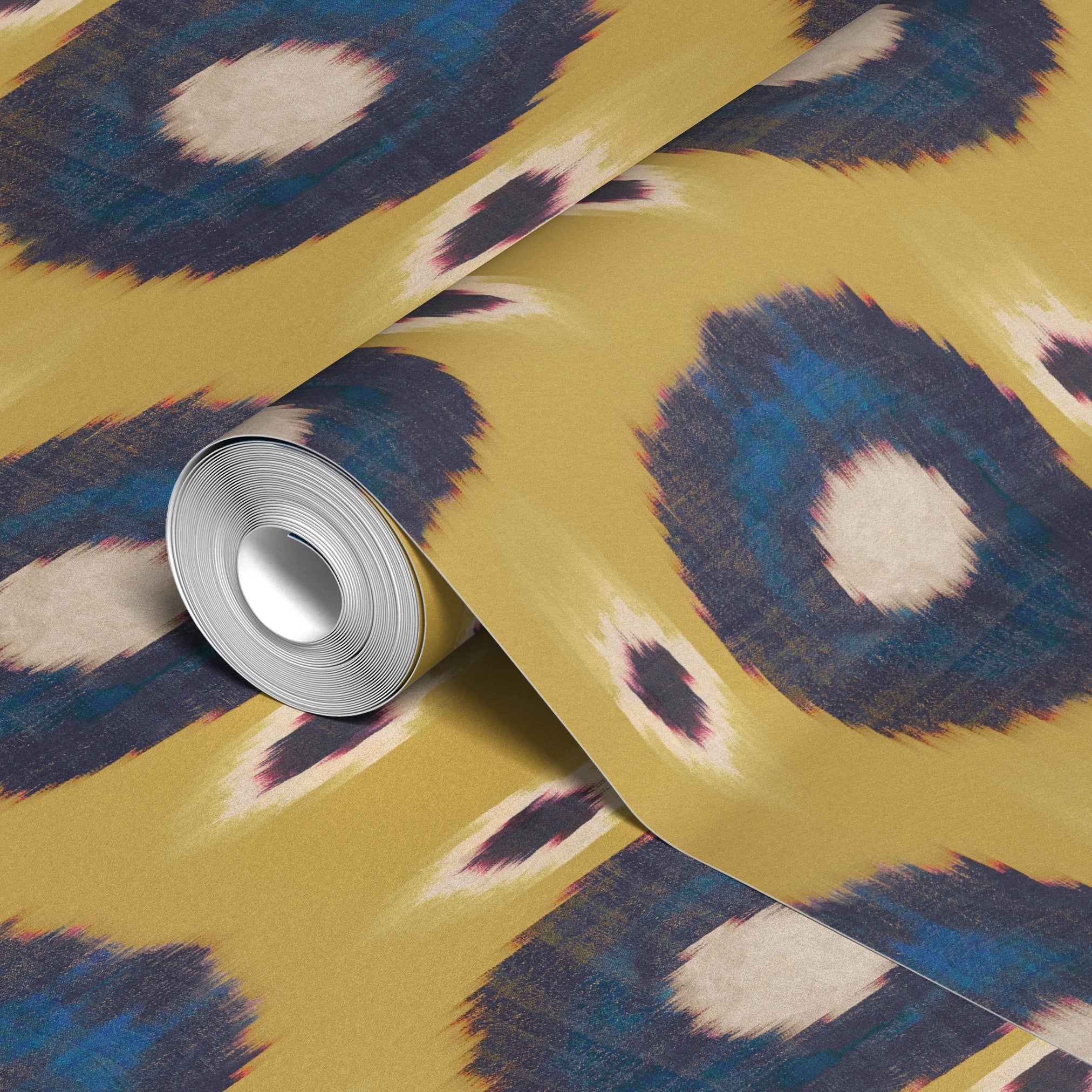 Golden Ikat - Sulfer Wallpaper