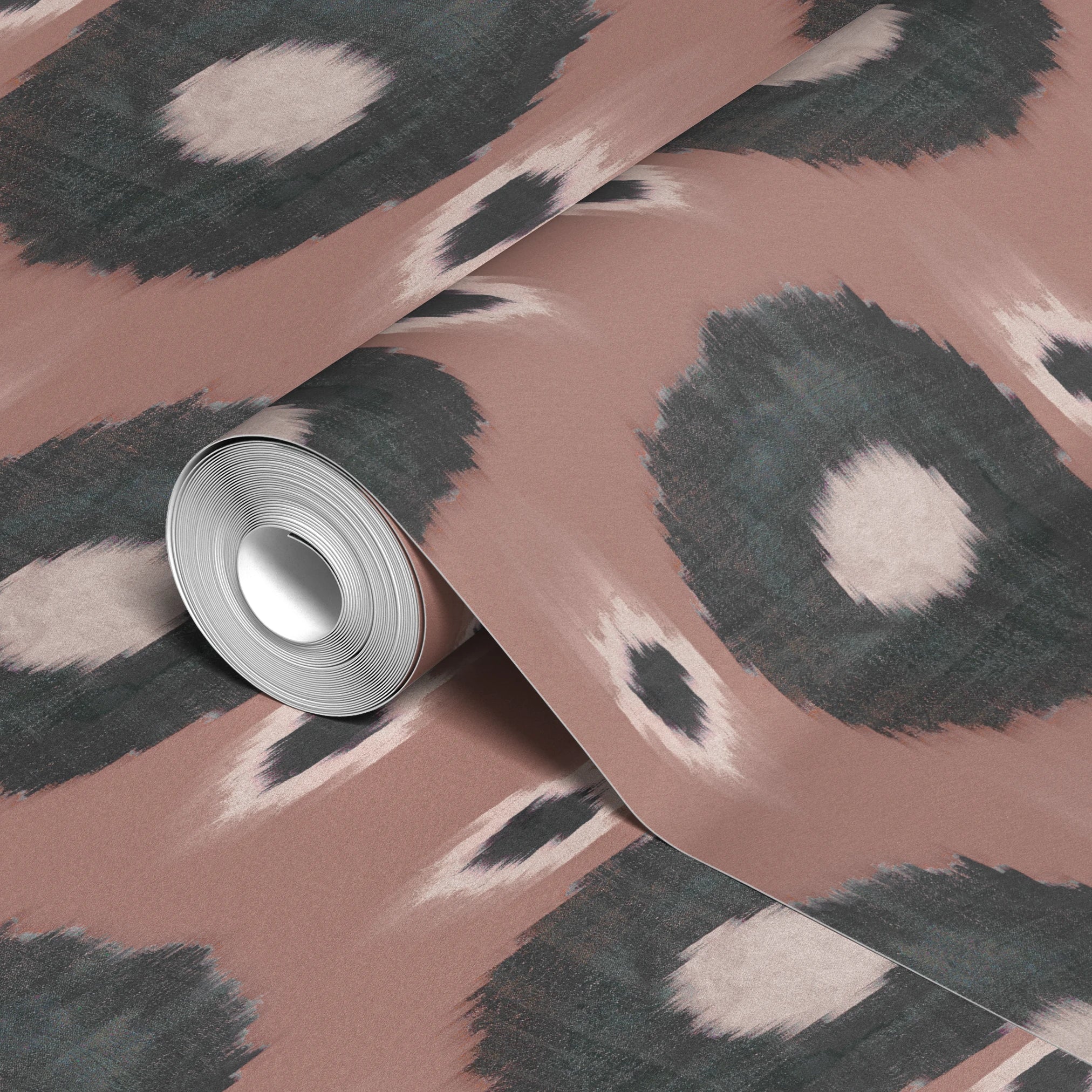 Golden Ikat - Salon Wallpaper
