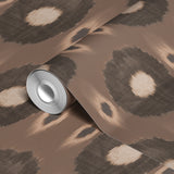 Golden Ikat - Brine Wallpaper
