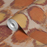 Parisol Ikat - Sun Clay Wallpaper