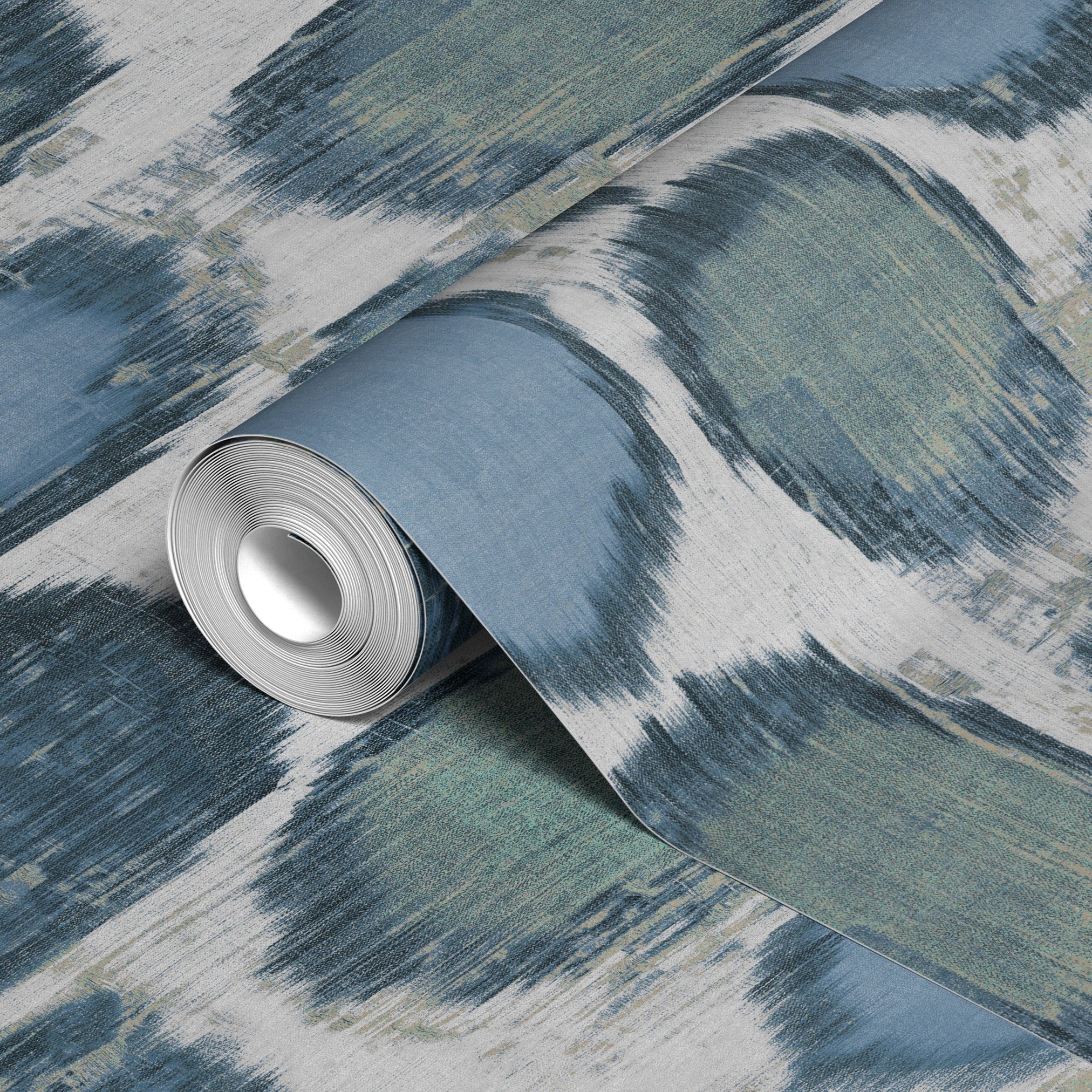 Parisol Ikat - Bayou Wallpaper