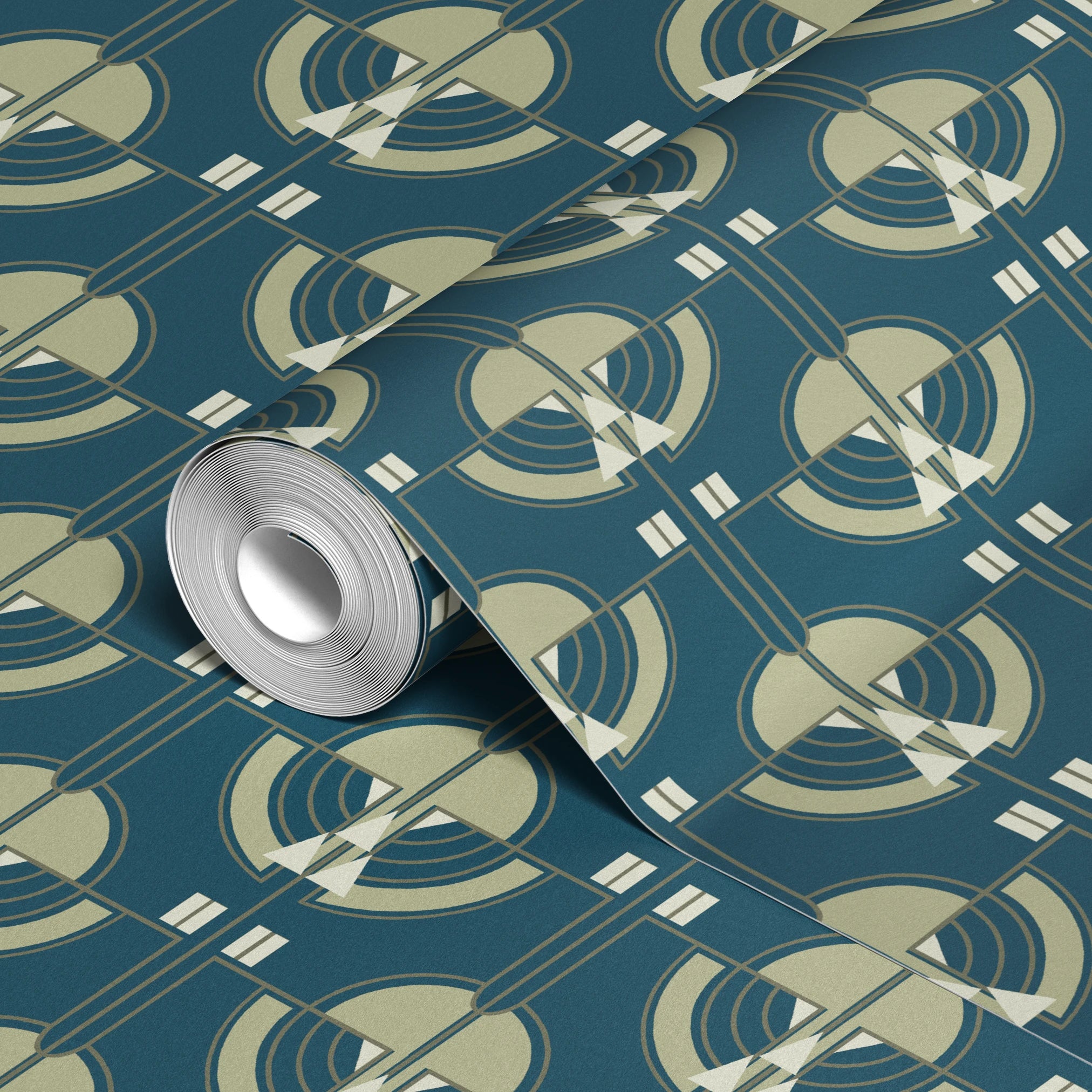 Carraway - Bowery Blue Wallpaper