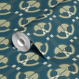 Carraway - Bowery Blue Wallpaper