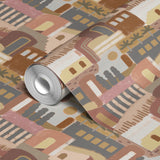 Santorini - Dusted Clay Wallpaper