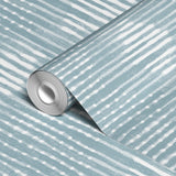 Horizontal gray and white watercolor stripes with irregular, hand-painted texture