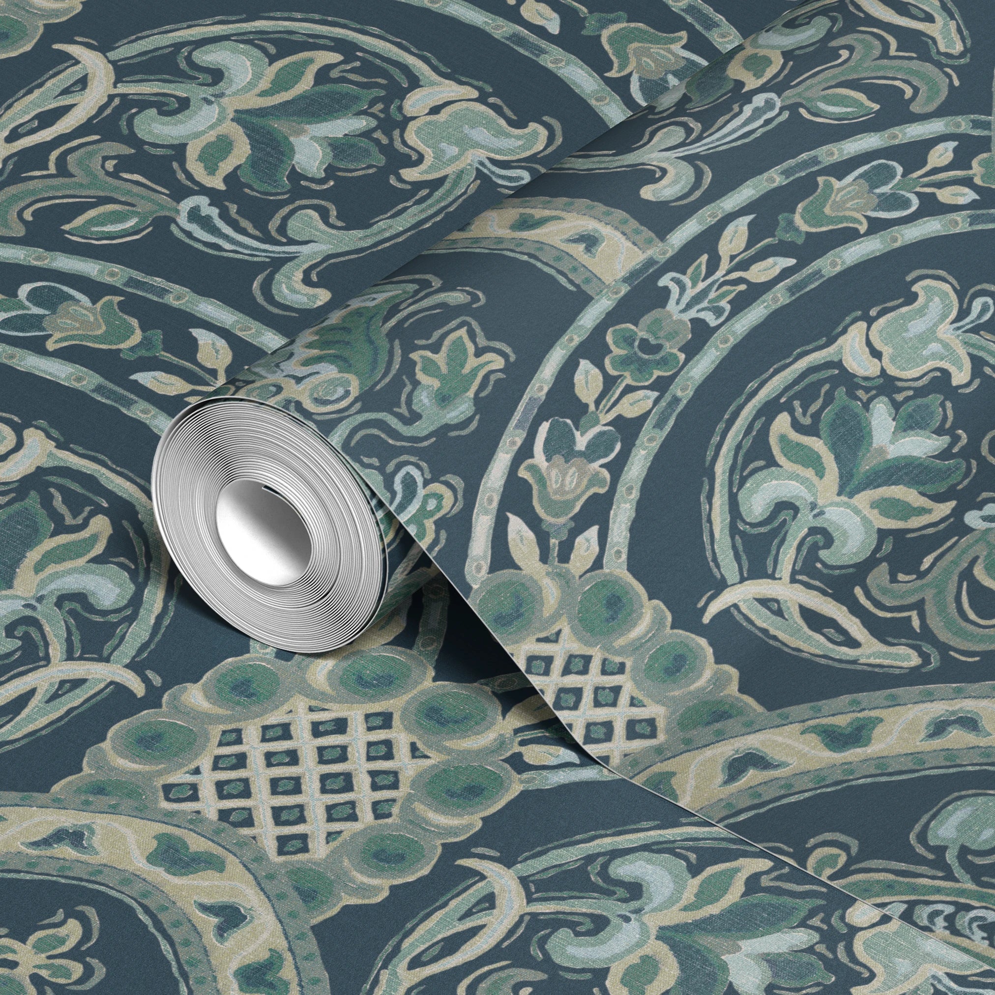 Danum - Bowery Blue Wallpaper