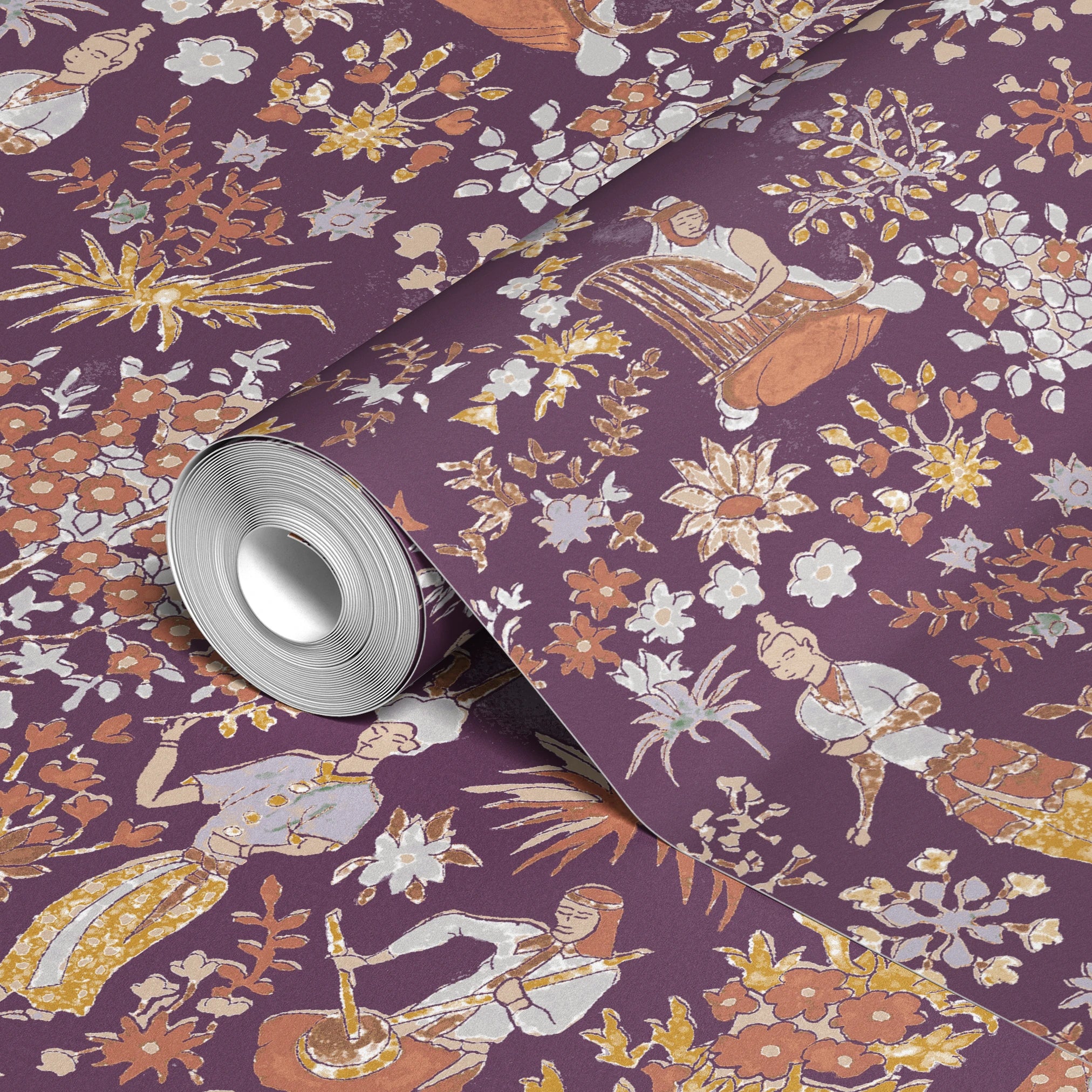 Nameh - Damson Wallpaper