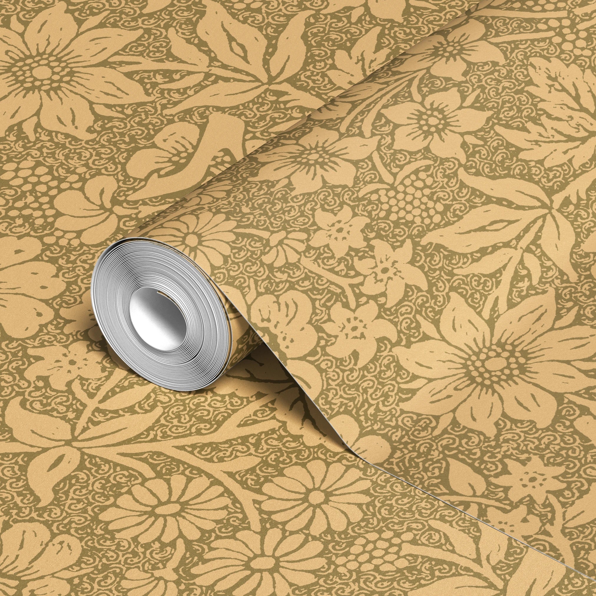 Disney | Baxter Mill - Princess - Cinderella - Dream - Leaf Wallpaper