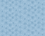 A Spider-Man pattern of spiderwebs in dark blue on a light blue background.